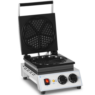 Sirds vafle par Beļģijas vaffas Wed. 23 cm teflon 1500 w