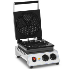 Waffle de corazón para waffles belgas casados. 23 cm TEFLON 1500 W