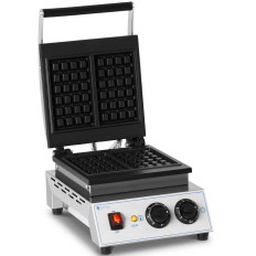 Waffle rettangolare su 2 waffle 170 x 210 mm Teflon 1500 W