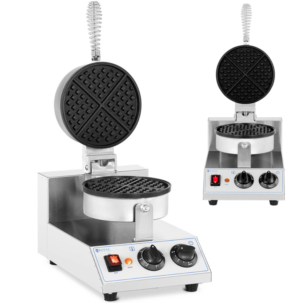 Waffle redondo e solteira 170 mm 1300 W