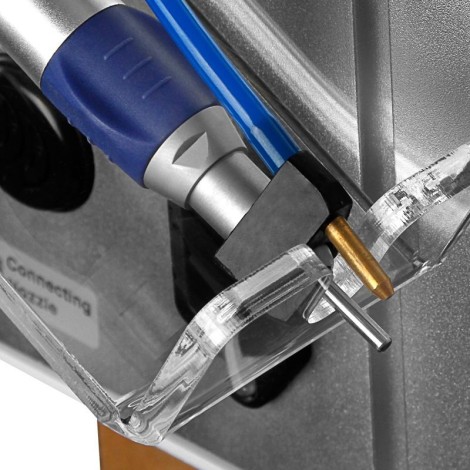 Yoshida Pro-Spray LCD Μηχανή Τρυπανιού Νυχιών — κοντινό χερούλι
