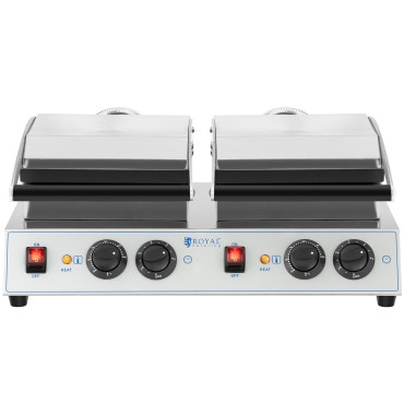 Taisnstūra vafeļu dual par 4 Beļģijas vafeles 2 x 1500 w
