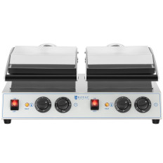 Taisnstūra vafeļu dual par 4 Beļģijas vafeles 2 x 1500 w