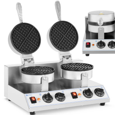 Okrúhle vafle zdvojnásobí. Vafle 185 mm 2600 W