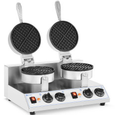 Ronde wafel verdubbelt. Wafel 185 mm 2600 W