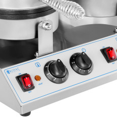 Okrúhle vafle zdvojnásobí. Vafle 185 mm 2600 W