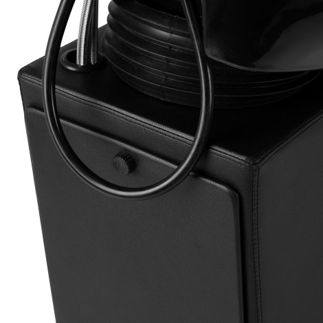 Unité de Lavage Coiffure Hair System Komodo Noire — gros plan surface