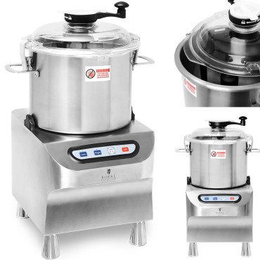 Lobo gastronômico do cortador para cortar a carne de vegetal de moagem 12 l 1500/2200 rpm. 1500 W