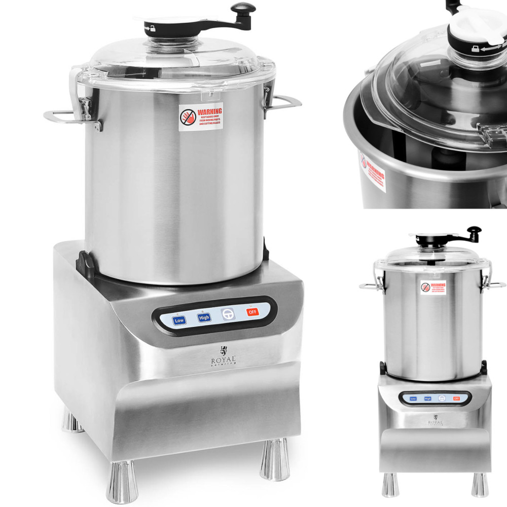 Cutter Mosarian Wilk for Meat Meat Meat Meat 18 L 1500/2200 Rpm ./Min 1500 W