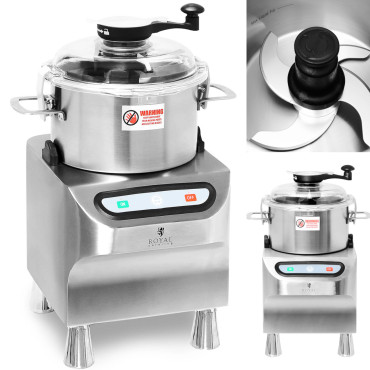 Lobo gastronômico de cortador para cortar carne vegetal de moagem 5 l 1500 rpm 800 W