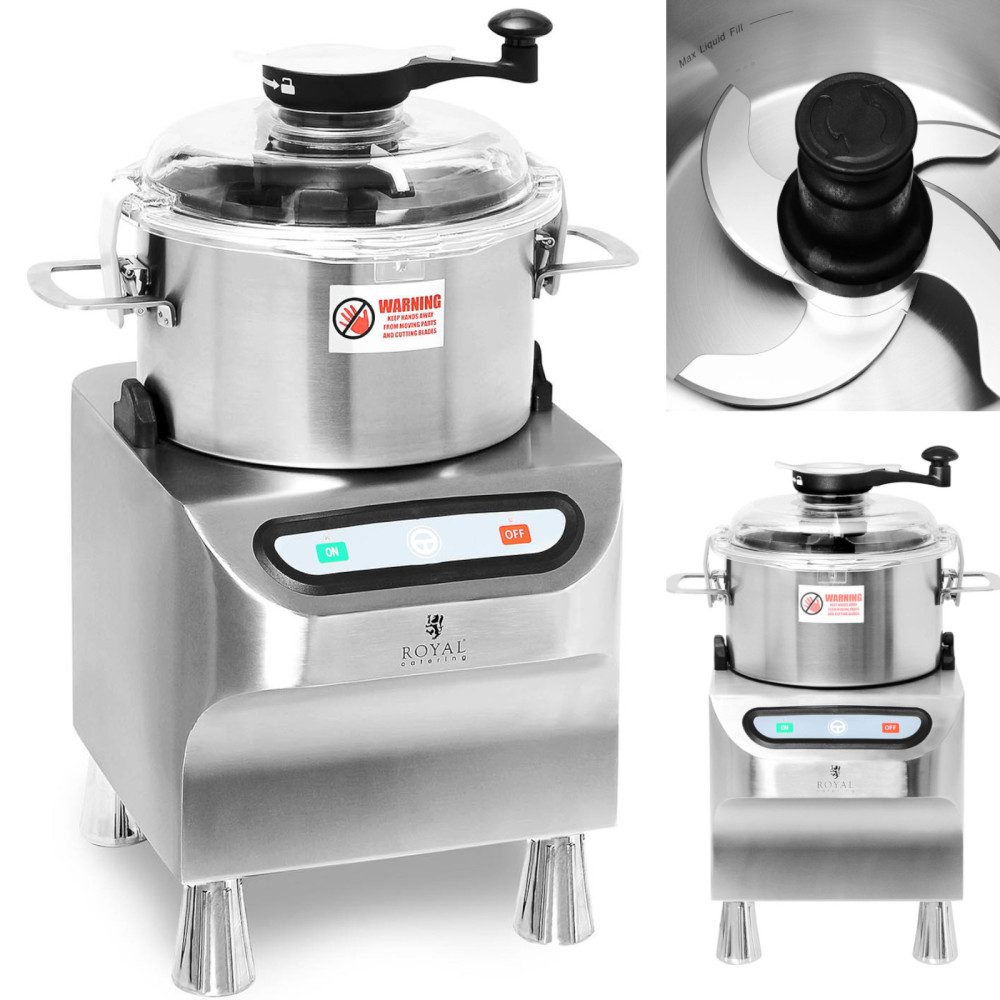 Lobo gastronômico de cortador para cortar carne vegetal de moagem 5 l 1500 rpm 800 W