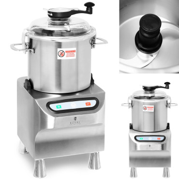 Lobo gastronômico cortador para cortar a carne vegetal de moagem 8 l 1500 rpm 800 w