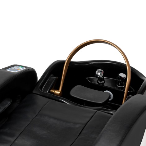 Unité de lavage coiffure avec fauteuil inclinable Gabbiano Head Spa Sea 501 — vue de dessus