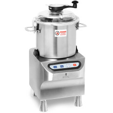 Cutter gastronomický vlk pro sekání broušení zeleninového masa sekání 8 l 1500/2800 ot / min 800 w
