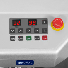 Mezclador de espiral para pasteles con un trabajo de agua constante 33 l 1800 w