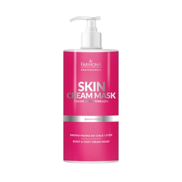 Farmona Skin Cream Mask Fresh Watermelon – Watermeloen Body- en Voetencrèmemasker 500 ml — vooraanzicht