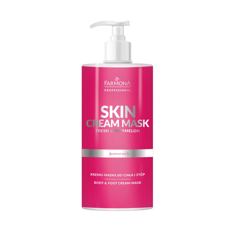 Farmona Skin Cream Mask Fresh Watermelon – Vesimeloni-ihovoide- ja jalkanaamio 500 ml — etuosa