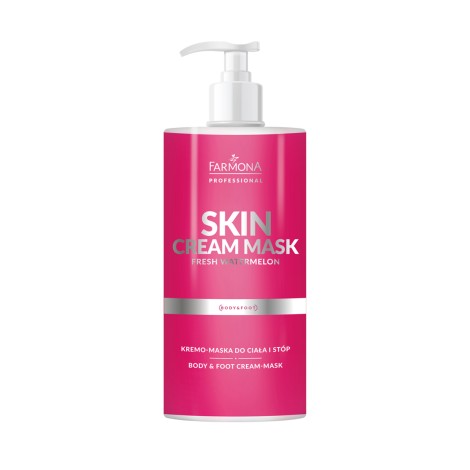 Farmona Hautcreme-Maske Frische Wassermelone – Wassermelonen Körper- und Fußcreme-Maske 500 ml — Vorderansicht