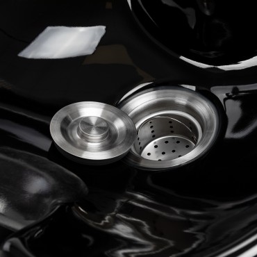 Kadernícka umývacia jednotka Omega Nautica hnedá — detail povrchu