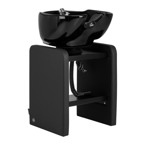 Kapsalon wasunit Omega Nautica zwart — vooraanzicht