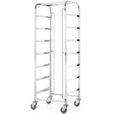 Carrinho para transportar cestas para lava-louças 7 x 500x500mm - Hendi 810583