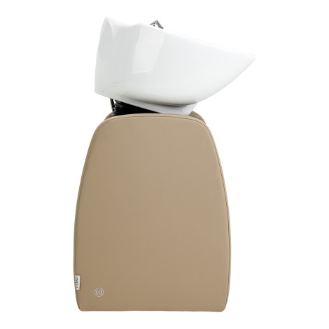 Μονάδα λουσίματος κομμωτηρίου OMEGA Aqualina μπεζ — προβολή από πλάι