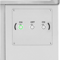 Elektromos keverő rozsdamentes acél töltelékkel töltött 20 l 550 W