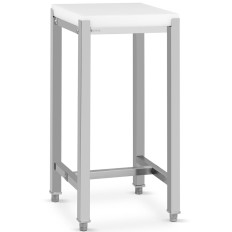 Maschro-deel-verdieping blok met polyethyleen op een stalen basis 40 x 40 x 88 cm