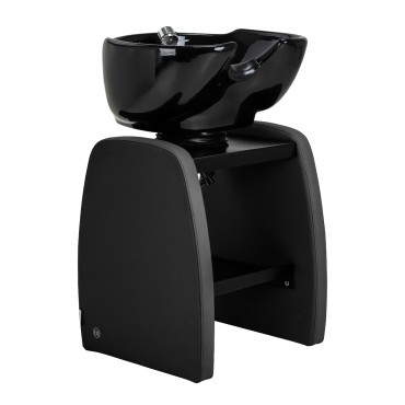 Hairdressing wasunit Omega Aqualina zwart — vooraanzicht