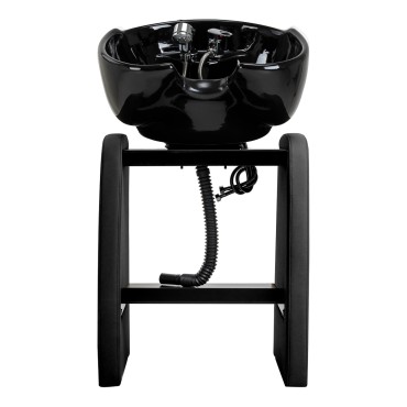 Hairdressing wasunit Omega Aqualina zwart — vooraanzicht
