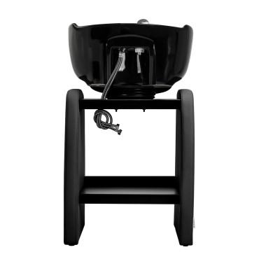 Hairdressing wasunit Omega Aqualina zwart — vooraanzicht