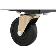 Trolley de soldadura de taller con lugar para cilindros de gas 3 estantes asas de hasta 80 kg