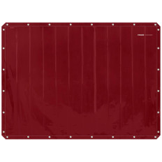 Tenda per saldatura protettiva per tende 239 x 175 cm - Rosso