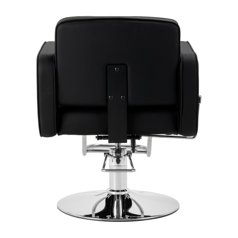 Fauteuil de coiffure Omega Andromeda noir — vue arrière