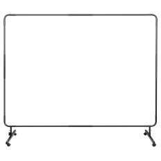 Ekrāna aizkaru aizsargājoša metināšana ar rāmi uz riteņiem 239 x 175 cm - sarkans