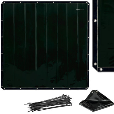 Limpieza de la flor de la escuela de limpieza 175 x 175 cm - Negro