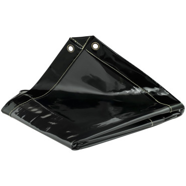 Limpeza de limpeza flor escola 175 x 175 cm - preto