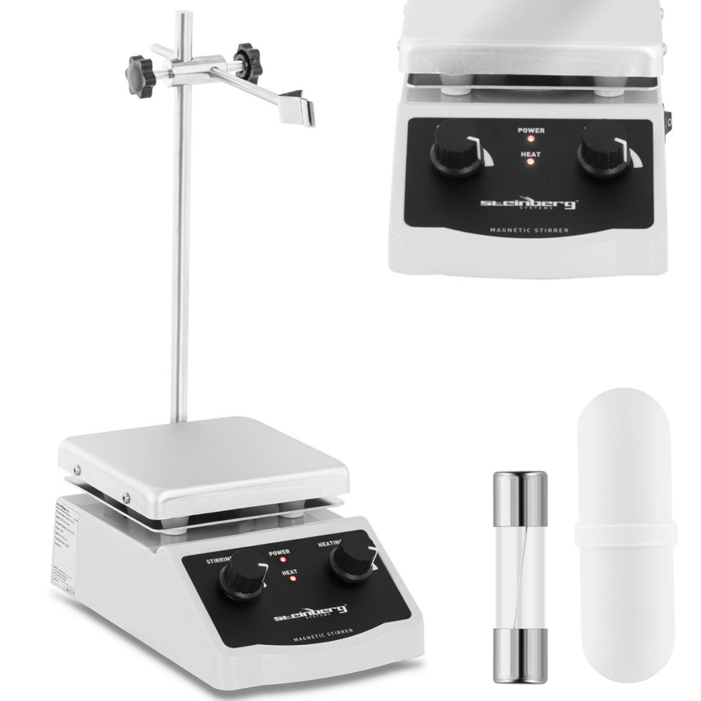 Magnetische roerderlaboratorium met een handvatstandaard 380c 2000 tpm 120 x 120 mm