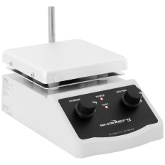 Agitateur magnétique de laboratoire avec support, 380C, 2000 tr/min, 120 x 120 mm.