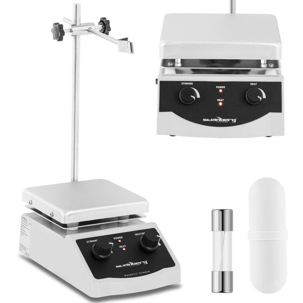 Magnetski laboratorij miješalice sa postoljem s ručkom 380c 2000 o / min. 170 x 170 mm