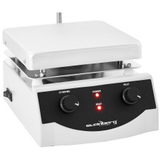 Agitateur magnétique de laboratoire avec support, 380C, 2000 tours/min, 170 x 170 mm.