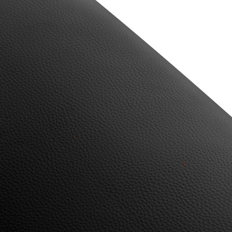 Poltrona da parrucchiere Omega Astra Plus nera — primo piano della superficie