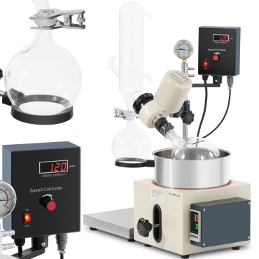 Rotary vakuum extrakt för laboratorium 1 L 120 rpm 40 W