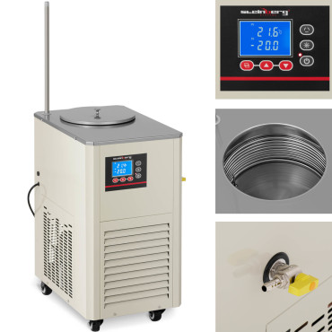 Dzesēšanas cirkulācijas laboratorija temperatūras kontrolei -20 - 20 C 20 L / MIN 726 W