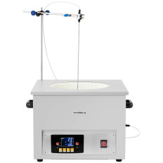 Laboratorievärmekoja med magnetisk mixer + stativ 10 L 1800 rpm 300 C