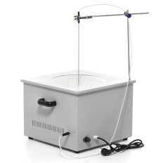 Laboratorievärmekoja med magnetisk mixer + stativ 10 L 1800 rpm 300 C