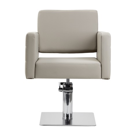 Gabbiano Ankara Gray hairdressing chair — front view