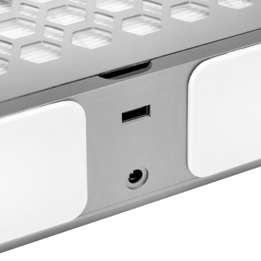 Stofafzuiger Momo P30 60 W wit zilver — detail kabel