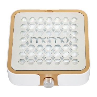 Aspirateur de poussière Momo P30 60W blanc doré — vue de dessus