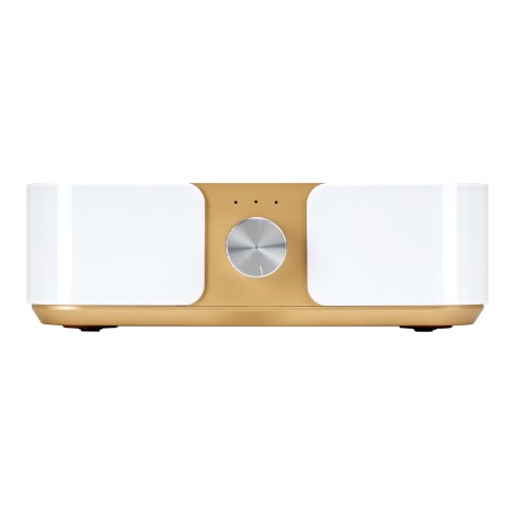 Aspirateur de poussière Momo P30 60W blanc doré — vue de face
